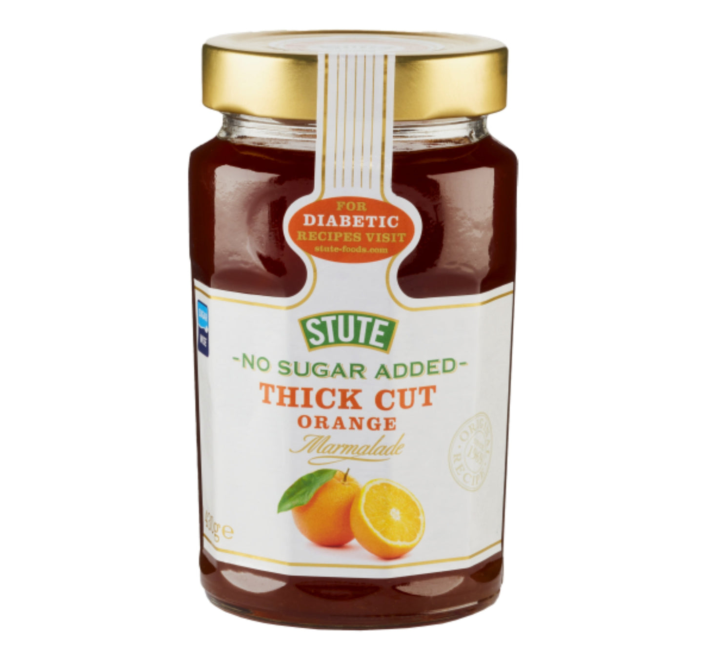 Stute No Sugar Added Thick Cut Orange Marmalade 430 g