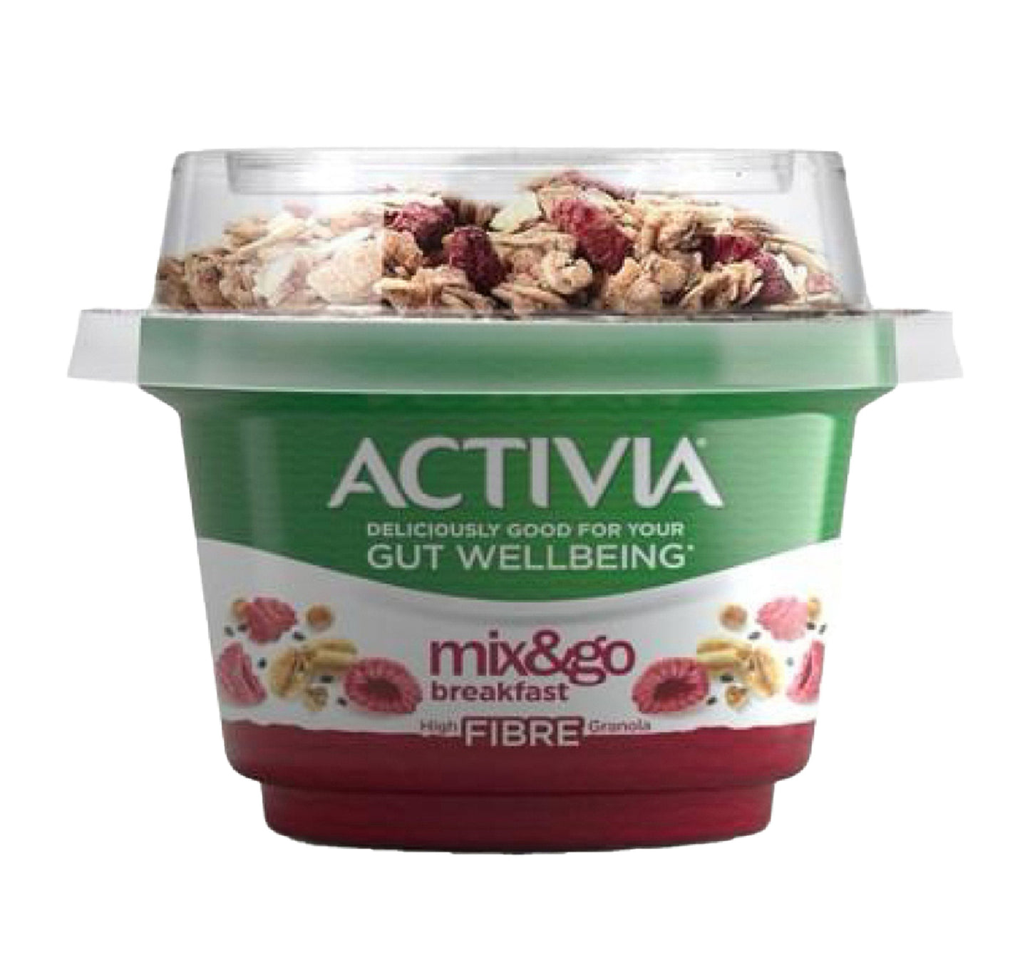 Activia Mix & Go Yogurt Raspberry Chia Granola Value Pack 3 x 150 g Sultan Center