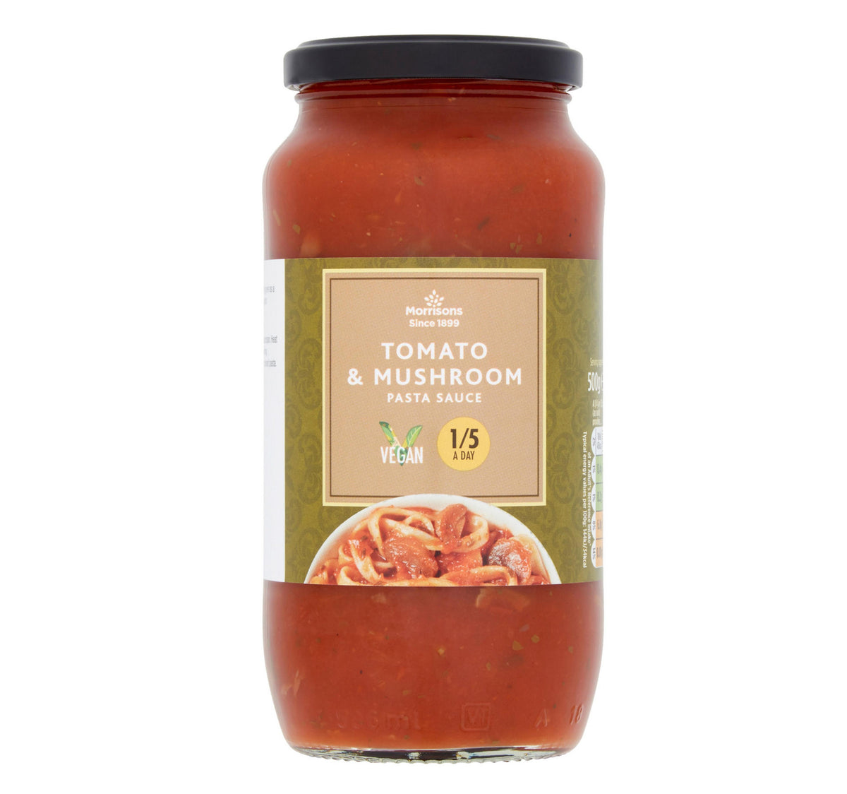 Morrisons Tomato & Mushroom Pasta Sauce 500 g