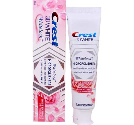 Crest 3D White Whitelock Micropolishers Rose Extract With Mineral Salt Toothpaste 88 ml