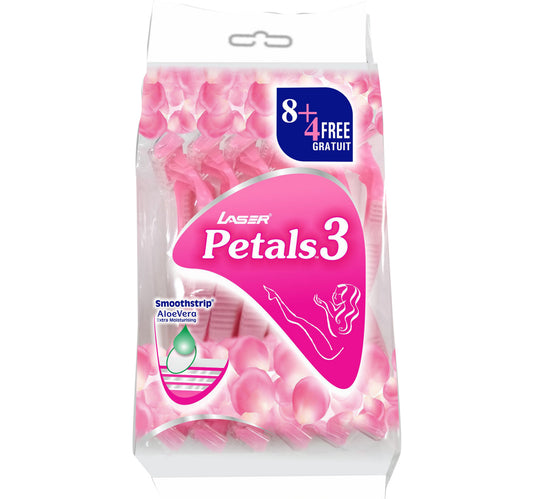 Laser Disposable Razor Petals 3 8 + 4