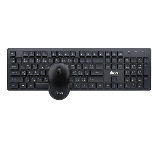 Ikon Wireless Keyboard+Mouse-WL IK-KM-206