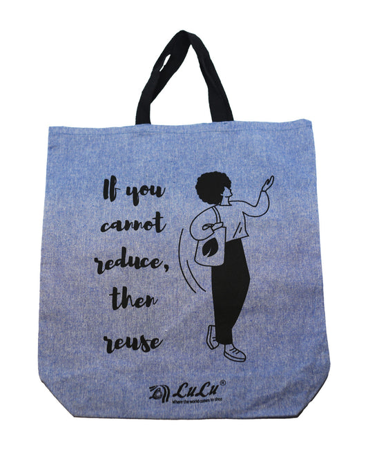 Earth Safe Shopping Bag Cloth 19" Blue