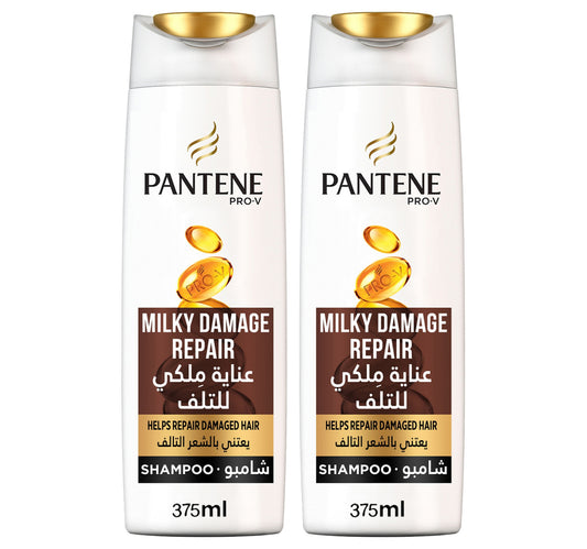 Pantene Pro-V Milky Damage Repair Shampoo 2 x 375 ml