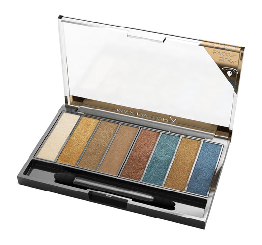 Max Factor Masterpiece Nude Palette, Contouring Eye Shadows, 8 Perfectly Paired Shades, Dual-Tip Applicator 04 Peacock Nudes, 6.5 g, 0.22 fl oz