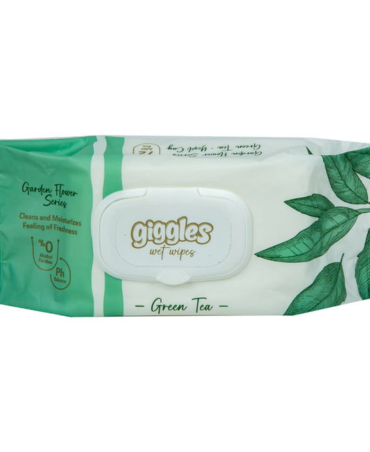 Giggles Green Tea Wet Wipes 72 pcs