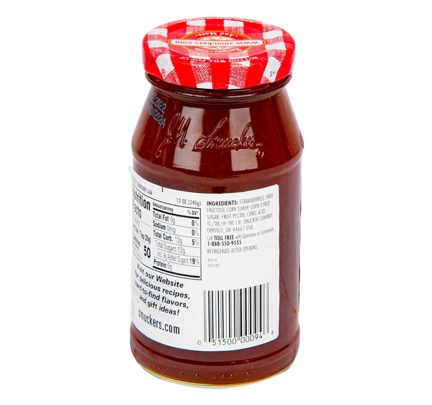Smucker's Seedless Strawberry Jam 340 g