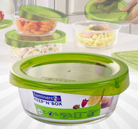 Luminarc Keep N Box Tempered Glass Round container, 630ml, G4265