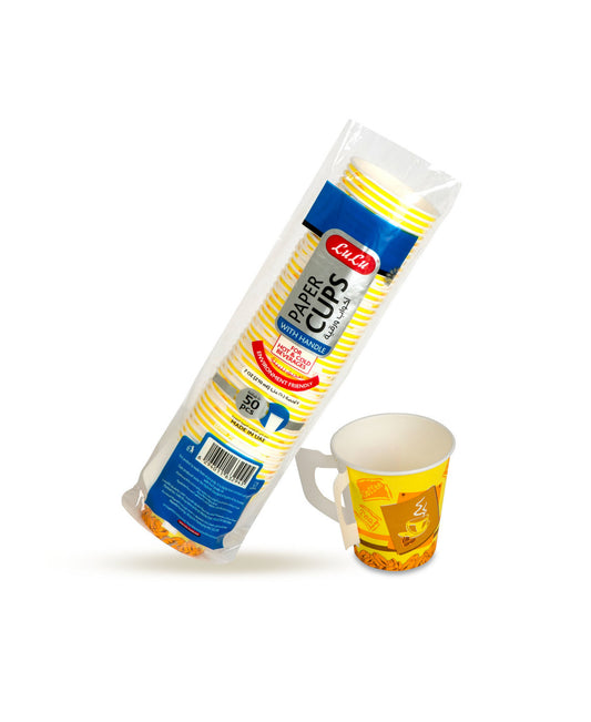 LuLu Paper Cup with Handle 7oz 50pcs