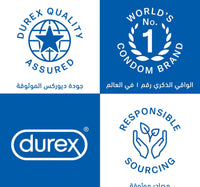 Durex Invisible Condoms Extra Thin Extra Lubricated 12 pcs