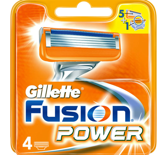 Gillette Fusion Power Razor Blades Refills 4 pcs