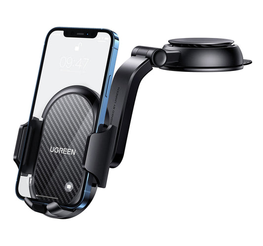 Ugreen Waterfall-Shaped Suction Cup Phone Mount, Black, 20473 Lulu Hypermarket