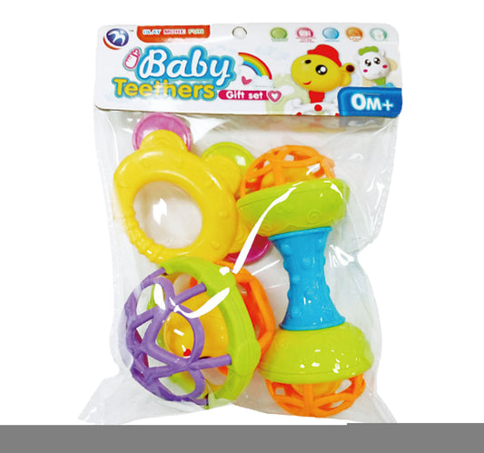 First Step Baby Rattle Set, 3 pcs, BM6004-4A25