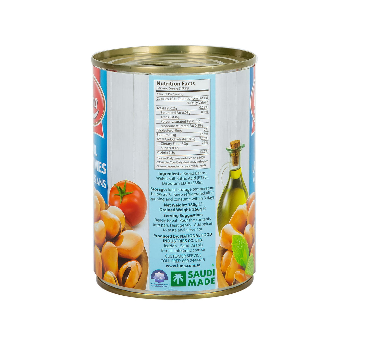 Luna Foul Medames Broad Beans 380 g Lulu Hypermarket