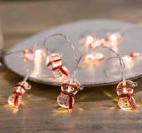 Party Fusion Battery Operated Snow Man LED Light 10's A200086