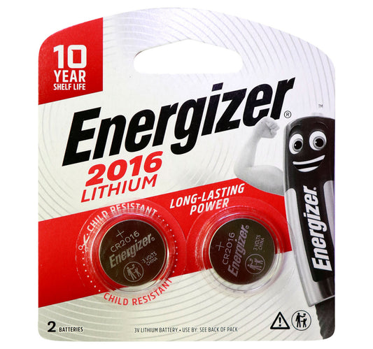 Energizer Lithium Battery 2016 2pcs