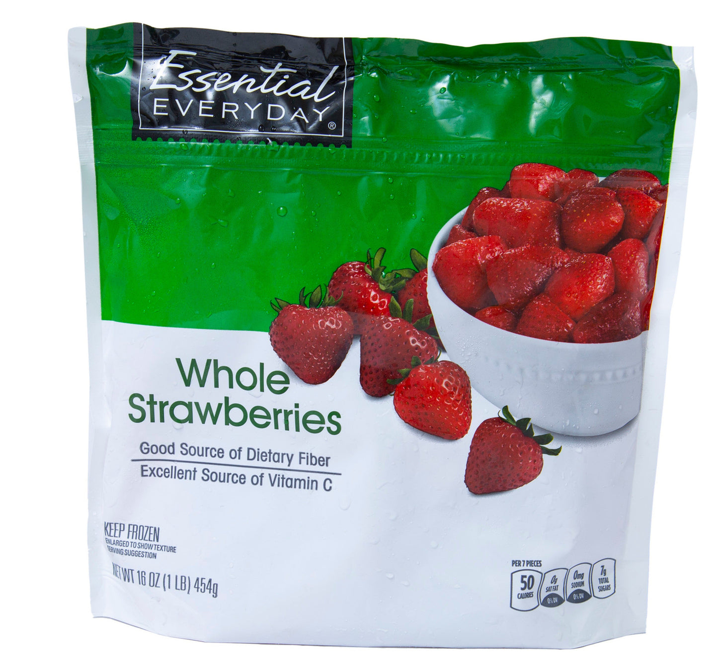 Essential Everyday Frozen Whole Strawberries 454 g Lulu Hypermarket
