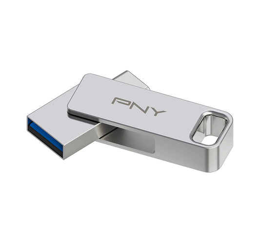 PNY DUO LINK 128 GB Dual Flash Drive, USB 3.2 Type-C