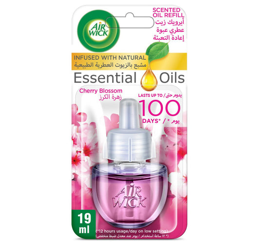 Air Wick Scented Oil Fragrance Diffuser Refill Cherry Blossom Fragrance 19 ml