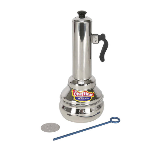 Chefline Stainless Steel Puttu Maker With Pot, Large