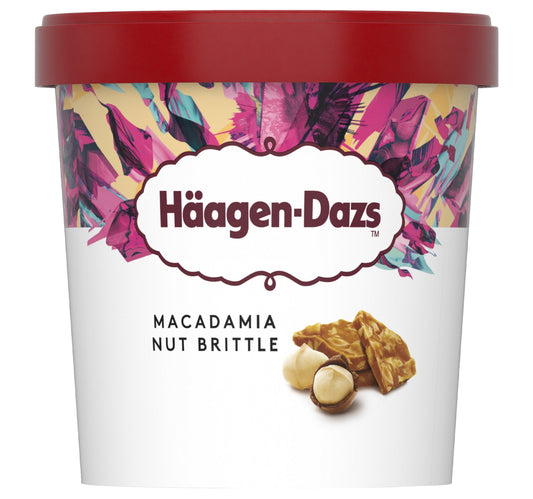 Haagen-Dazs Vanilla With Macadamia Nut Brittle Ice Cream 100 ml Lulu Hypermarket