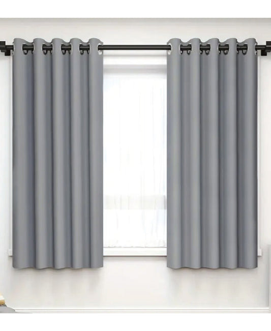 Maple Leaf Jacquard Window Curtain, 140 x 240 cm, Assorted