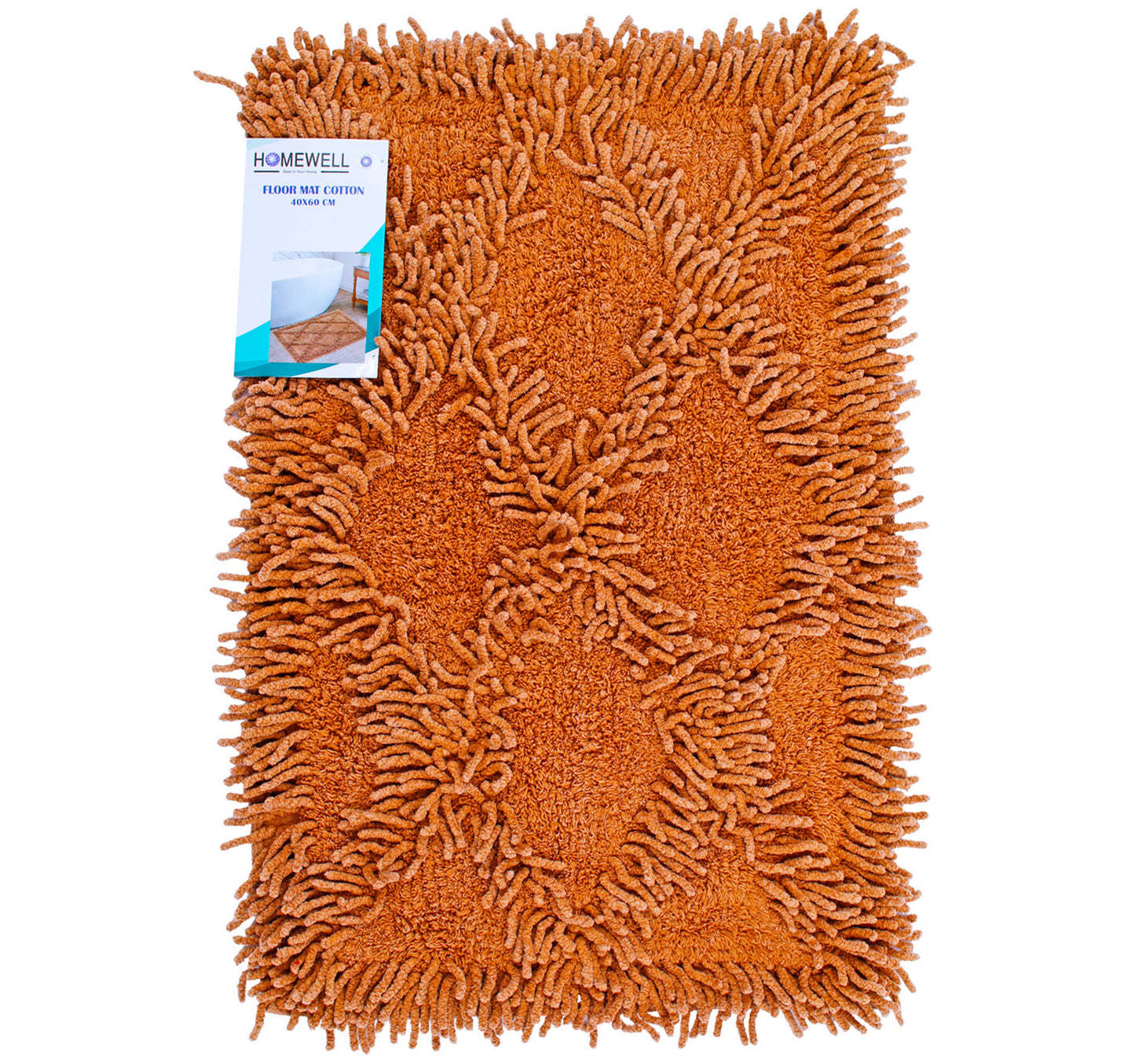 Homewell Cotton Floor Mat, 40 x 60 cm, Assorted, 1812-47