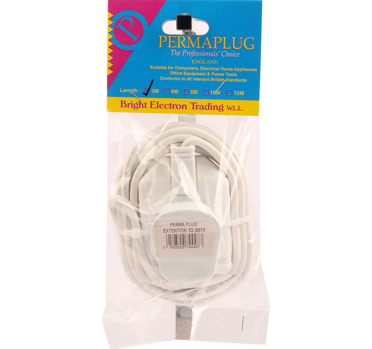 Permaplug Extension 1G IMP-11-07 3 Meter