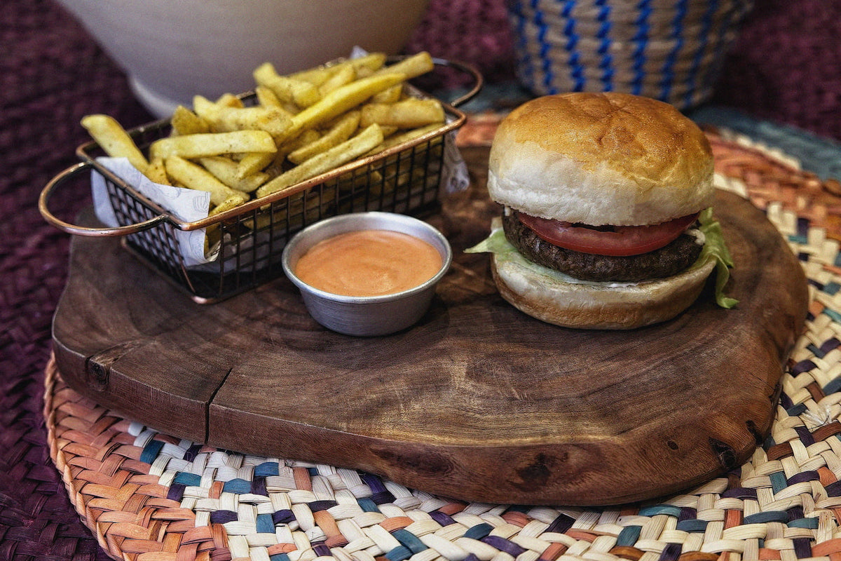 Bahraini Kofta Burger Al Lulu Kitchen