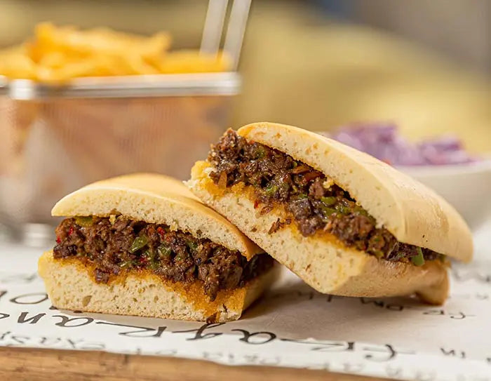 Cheese Steak Sandwich Lemon