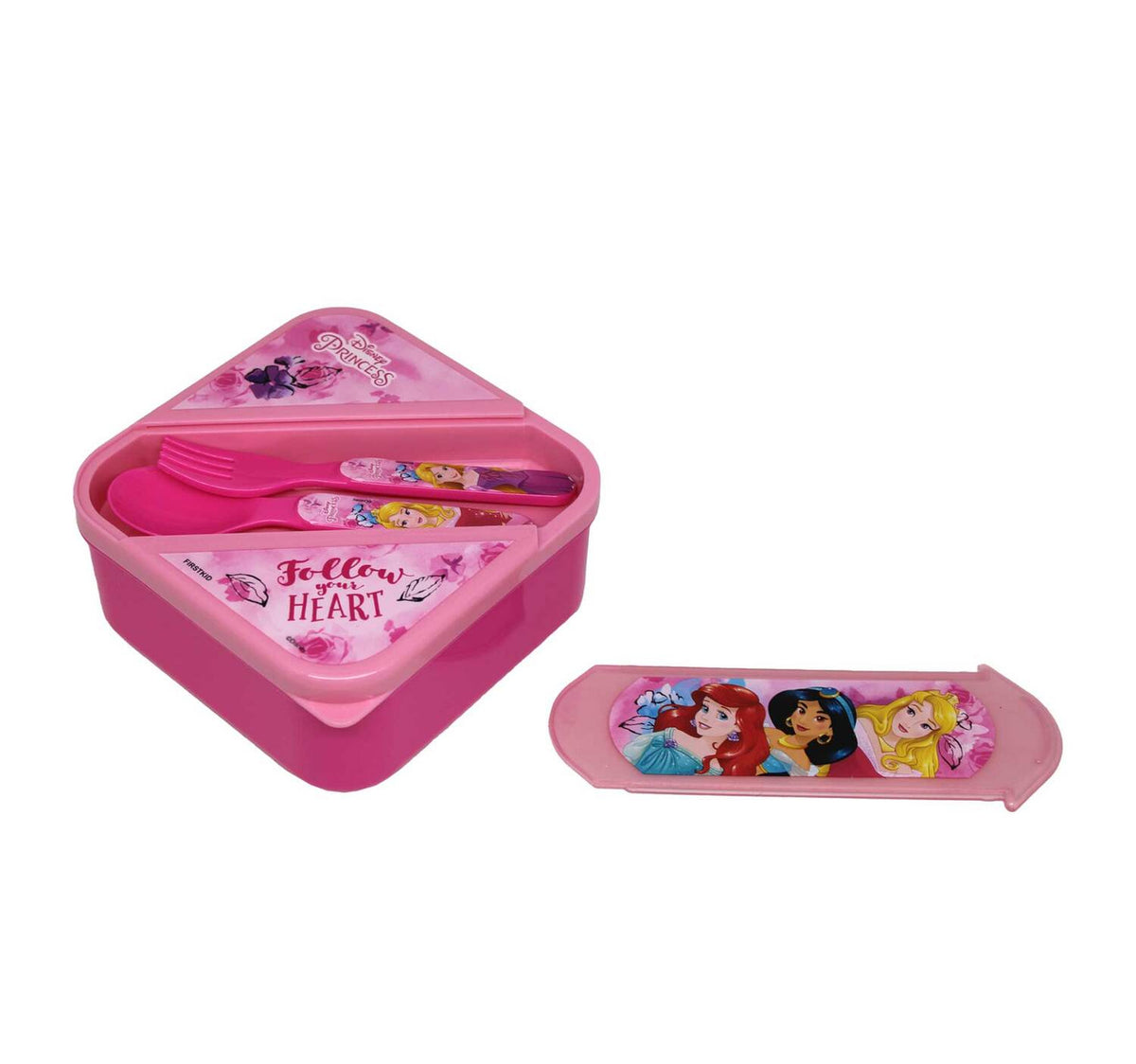 Princess Lunch Box with Cutlery