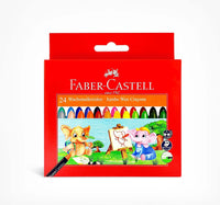 Faber-Castell Jumbo Wax Crayons 24 Pieces