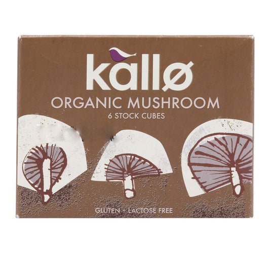 Kallo Organic Mushroom 6 Stock Cube 66 g Lulu Hypermarket