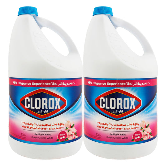Clorox Bleach Floral Value Pack 2 x 3.78 Litres