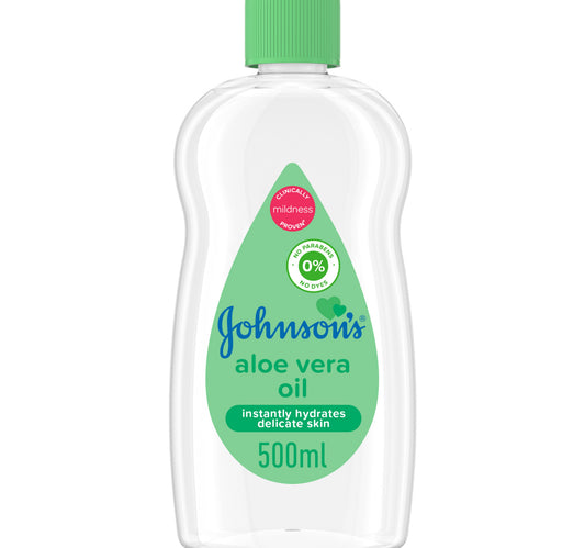 Johnson's Aloe Vera Oil Baby Oil 500 ml