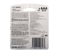 Energizer Max Plus AAA Alkaline Battery 6+2