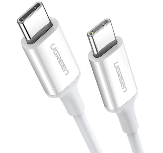Ugreen USB-C to USB-C Cable, 1 m, White, 60518 Lulu Hypermarket