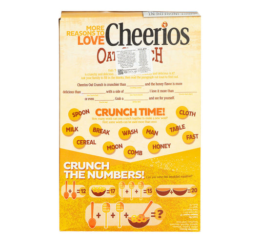 General Mills Cheerios Oats 'N Honey Oat Crunch 515 g