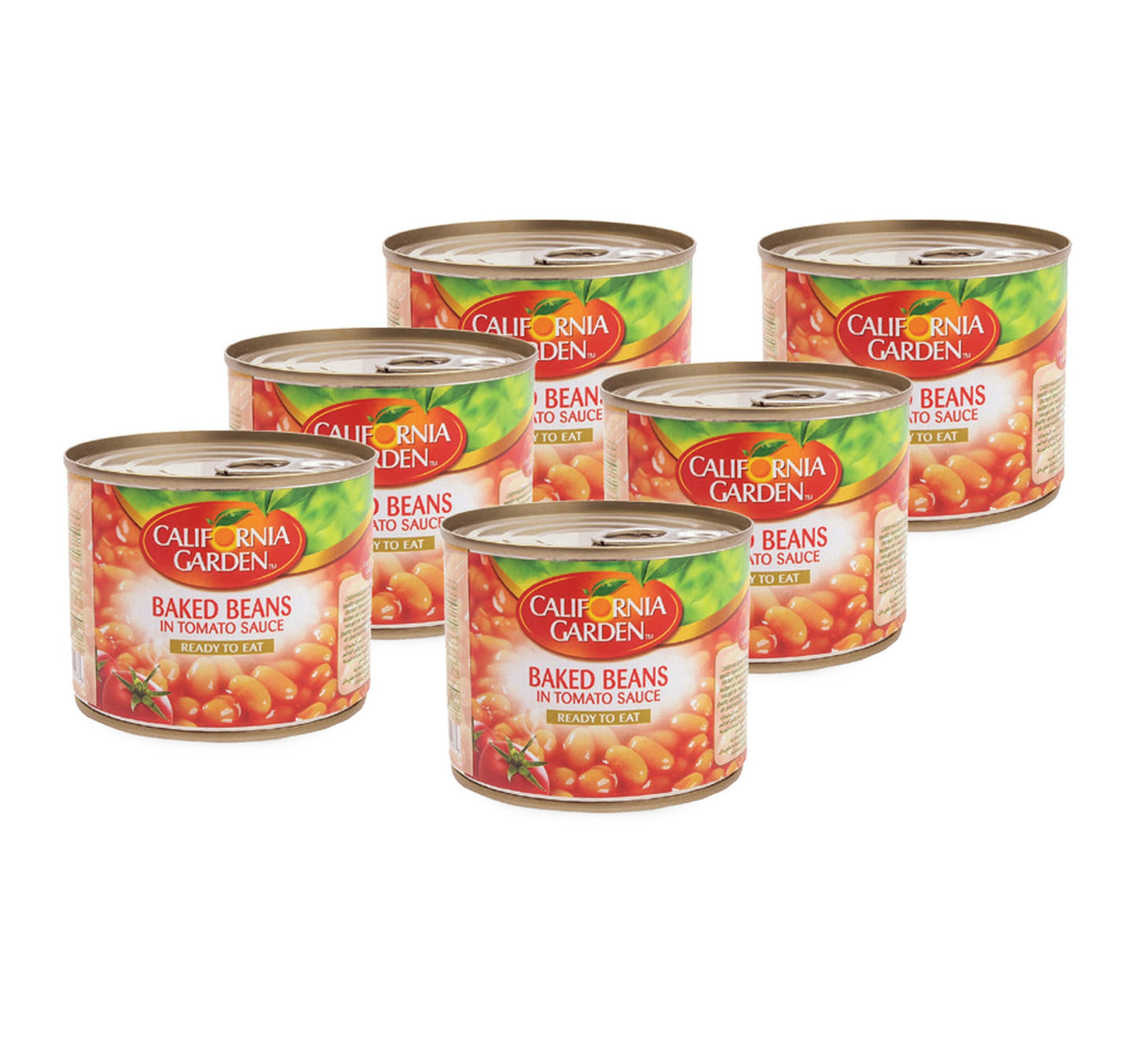 California Garden Baked Beans In Tomato Sauce Value Pack 6 x 220 g Lulu Hypermarket