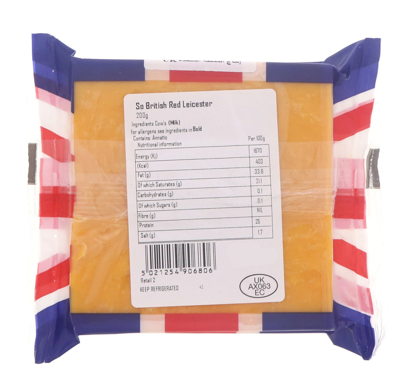 So British Red Leicester Cheese 200 g Sultan Center