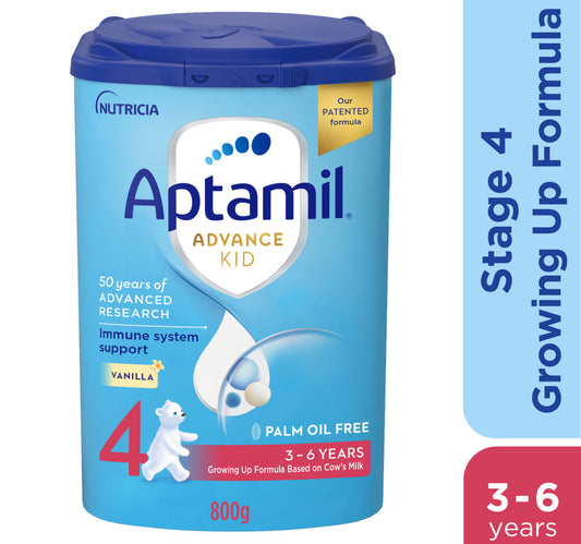Aptamil Advance Kid Stage 4 Growing Up Formula Vanilla Flavour From 3-6 Years 800 g