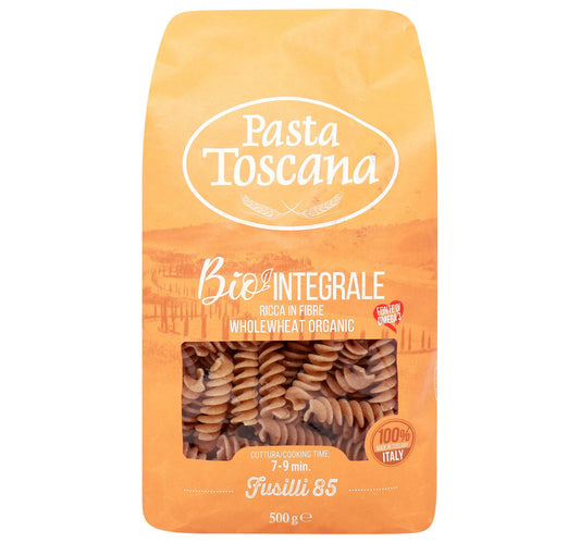 Pasta Toscana Bio Integrale Whole Wheat Organic Fusilli Super No.85 500 g Lulu Hypermarket