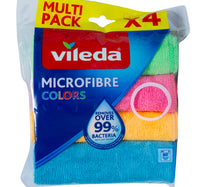 Vileda Microfibre Cloth 30x30cm 4 pcs