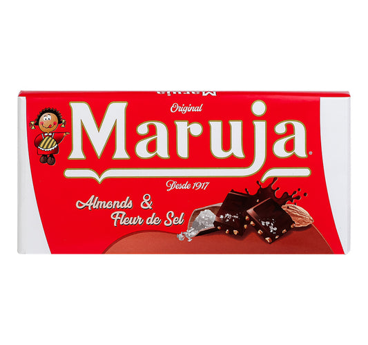 Maruja Compound Chocolate with Almonds and Fleur de Sel 100 g Lulu Hypermarket