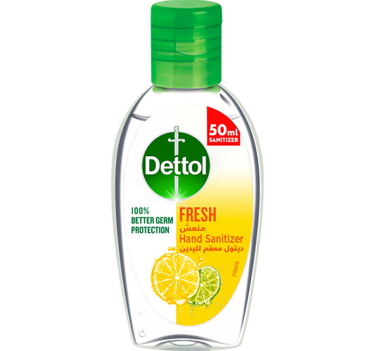 Dettol Fresh Anti-Bacterial Instant Hand Sanitizer 50 ml