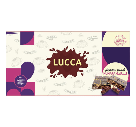Lucca Kinder Kunafa Chocolate Bar 135 g