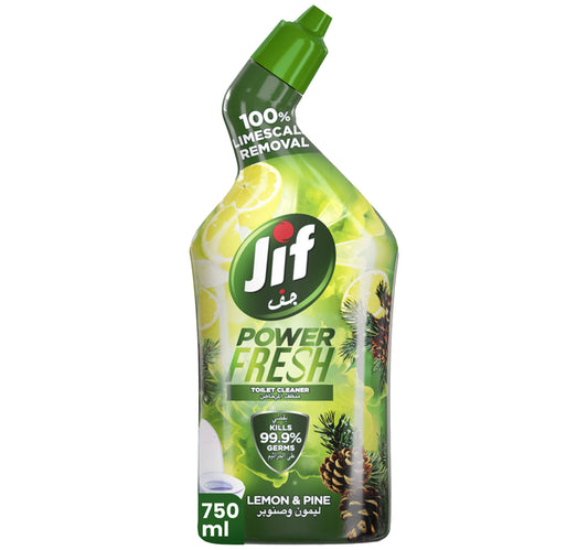 Jif Power Fresh Lemon & Pine Toilet Cleaner 750 ml