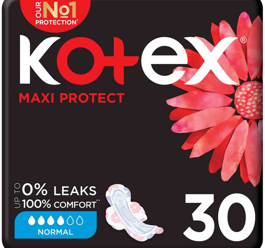 Kotex Maxi Pads Normal with Wings 30pcs