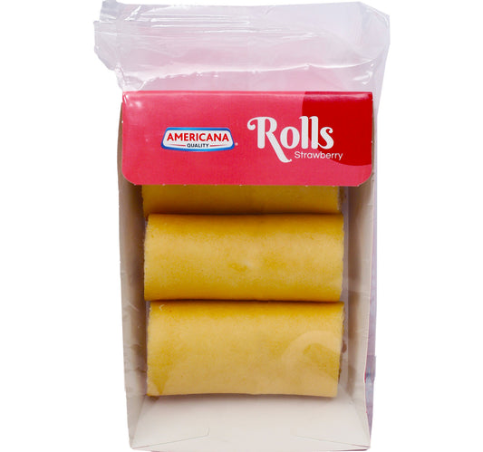 أمريكانا ميني رول بالفراولة 3 قطع 60 جم