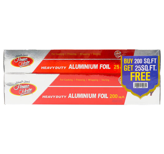 Home Mate Aluminium Foil 200 sq.ft + 25 sq.ft